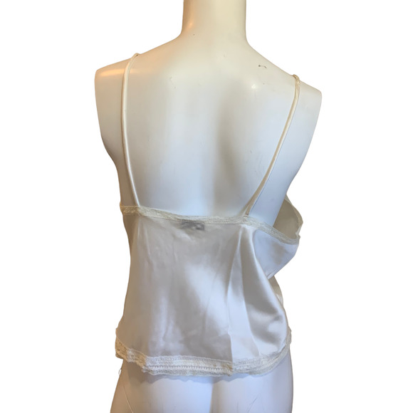 Dior White Lace Trim Chemise - Picture 2 of 6